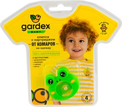 Клипса от комаров детская GARDEX Baby со сменным картриджем