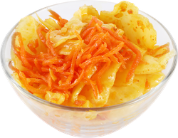 Капуста По-восточному с куркумой ЛЕНТА FRESH, весовая, крупный план