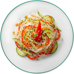 Фунчоза По-восточному с овощами ЛЕНТА FRESH, весовая, фотография