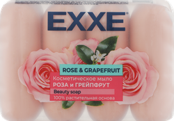 Мыло твердое EXXE с ароматом Розы и грейпфрута, классическое, 280г, картинка