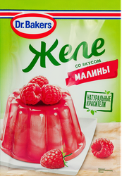 Желе DR.BAKERS со вкусом малины, 45г, крупный план