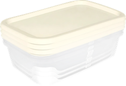 Набор емкостей для продуктов FUNCOOK Фьюжн, прямоугольные, Арт. FС1165, 3шт, картинка