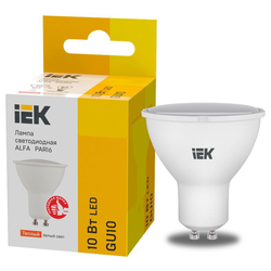Лампа IEK ALFA PAR16 софит 10Вт 230В 3000К GU10 IEK, изображение