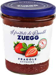 Конфитюр ZUEGG Клубника, экстра, 320г, крупный план