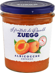 Конфитюр ZUEGG Абрикос, экстра, 320г, крупный план