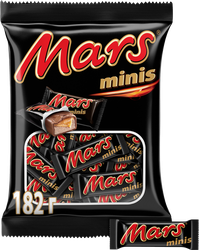 Конфеты MARS Minis c нугой и карамелью, 182г, изображение