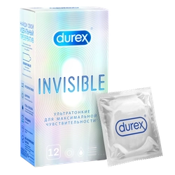 Презервативы DUREX Invisible, 12шт