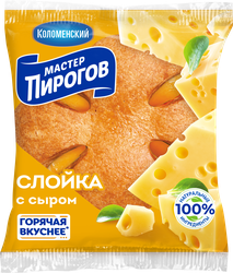 Слойка МАСТЕР ПИРОГОВ с сыром, 70г, детальное фото