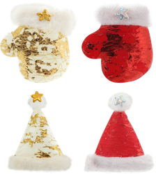 Набор стикеров HOMECLUB Шапочки/Варежки Арт. 15B-520G1/G3, 12шт, картинка
