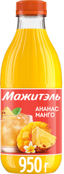 Напиток сывороточный МАЖИТЭЛЬ J7 Ананас, манго, без змж, 950г, изображение
