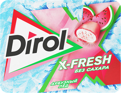 Жевательная резинка DIROL X-fresh Арбузный лед, 16г, фотография