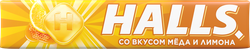 Карамель леденцовая HALLS Мед и лимон, 25г, фото