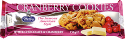 Печенье MERBA Cranberry с белым шоколадом и клюквой, 150г, картинка