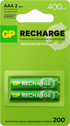Аккумулятор GP AAA 400 мАч, 2шт, фото