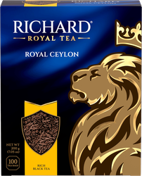 Чай черный RICHARD Royal Ceylon Цейлонский байховый, 100пак, изображение