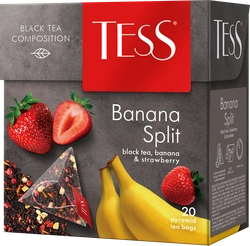 Чай черный TESS Banana Split, 20пир