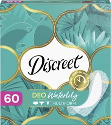 Прокладки ежедневные DISCREET Multiform Deo Water Lily, 60шт