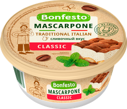 Сыр BONFESTO Маскарпоне 78%, без змж, 250г, фото