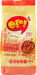 Отруби ржаные ОГО! экструдированные, 200г, фотография