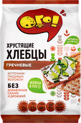Хлебцы гречневые ОГО!, 75г, крупный план