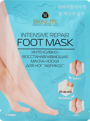 Маска для ног SKINLITE Абрикос интенсивно-восстанавливающая, 40г, изображение