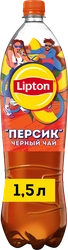 Напиток LIPTON Холодный чай со вкусом персика негазированный, 1.5л