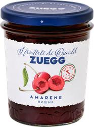 Конфитюр ZUEGG Вишня, экстра, 320г, вид