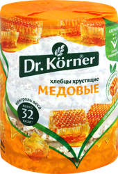 Хлебцы DR KORNER Злаковый коктейль медовый, 100г, детальное фото