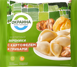 Вареники ОКРАИНА с картофелем и грибами, 500г, фотография