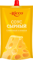 Соус MR.RICCO Сырный 28%, 210г, крупный план