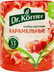 Хлебцы рисово-кукурузный DR KORNER Карамельные, 90г