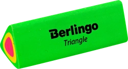 Ластик BERLINGO Triangle, треугольный, термопластичная резина, 4,4х1,5х1,5см