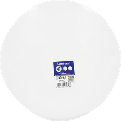 Тарелка суповая LUMINARC Diwali White 20см, стекло, в ассортименте, картинка