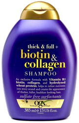 Шампунь для лишенных объема и тонких волос OGX Biotin&Collagen с биотином и коллагеном, 385мл, картинка