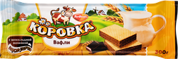 Вафли РОТ ФРОНТ Коровка с шоколадной начинкой, 300г, изображение