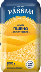 Пшено ПАССИМ Отборное высший сорт, 800г, крупный план