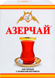 Чай черный АЗЕРЧАЙ с ароматом бергамота листовой, 100г, фотография