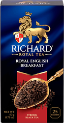 Чай черный RICHARD Royal English Breakfast байховый, 25пак, картинка
