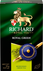 Чай зеленый RICHARD Royal Green, листовой, 90г, изображение