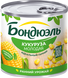 Кукуруза БОНДЮЭЛЬ молодая, 212мл, изображение