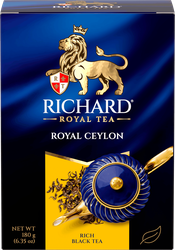 Чай черный RICHARD Royal Ceylon Цейлонский листовой, 180г, фотография