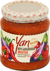 Икра баклажанная YAN Пикантная, 470г, изображение