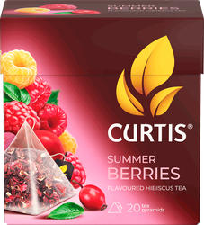 Напиток чайный CURTIS Summer Berries каркаде ароматизированный, 20пир, детальное фото