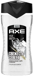 Гель для душа мужской AXE Gold Свежесть леса и горного воздуха, 250мл