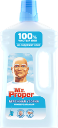Средство для мытья полов и стен MR.PROPER Бережная уборка, 1л, крупный план