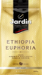 Кофе зерновой JARDIN Ethiopia Euphoria жареный, 1кг