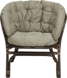 Кресло с подушкой, натуральный ротанг, Арт. MJ BHM001-A