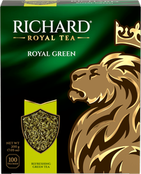 Чай зеленый RICHARD Royal Green Китайский байховый, 100пак, картинка