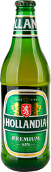 Пиво светлое HOLLANDIA фильтрованное пастеризованное, 4,8%, 0.45л, изображение