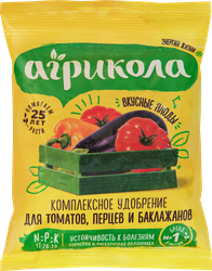 Удобрение для томатов, перцев и баклажанов АГРИКОЛА 3, Арт. 04-007, 50г, картинка